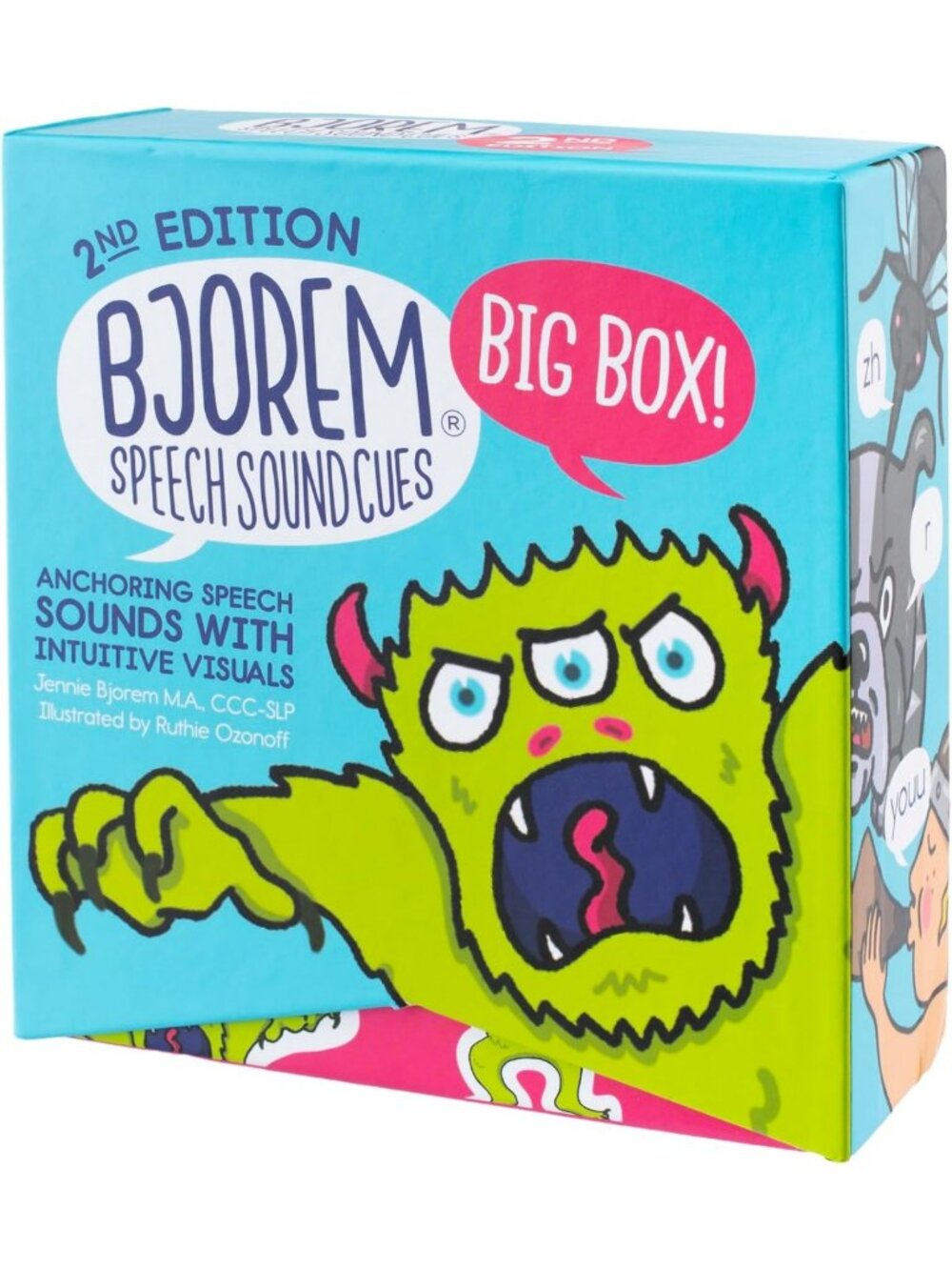 Articulation Speech Therapy Cards for Kids - Big Sound Cues & Fun Learning Tools